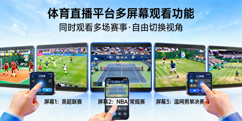 低调看球网网站Logo - 蓝色科技感篮球与足球融合图标